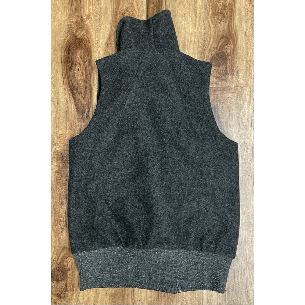 Alo Yoga Asymmetrical Full Zip Cozy Vest Sherpa-lined Collar Women's Coverup - Picture 2 of 4